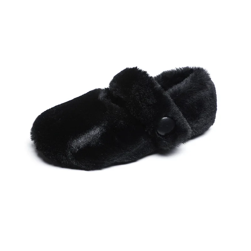 Shallow Mouth Moccasin Shoes Round Toe Slip-on Casual Female Sneakers Dress Flats Women Moccasins Slip On Retro Winter Lace-Up S