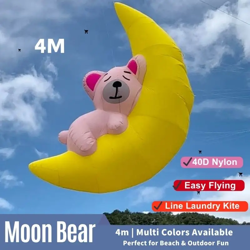 

Воздушный змей Moon Bear 4м, мягкий, для взрослых, для фестивалей и шоу