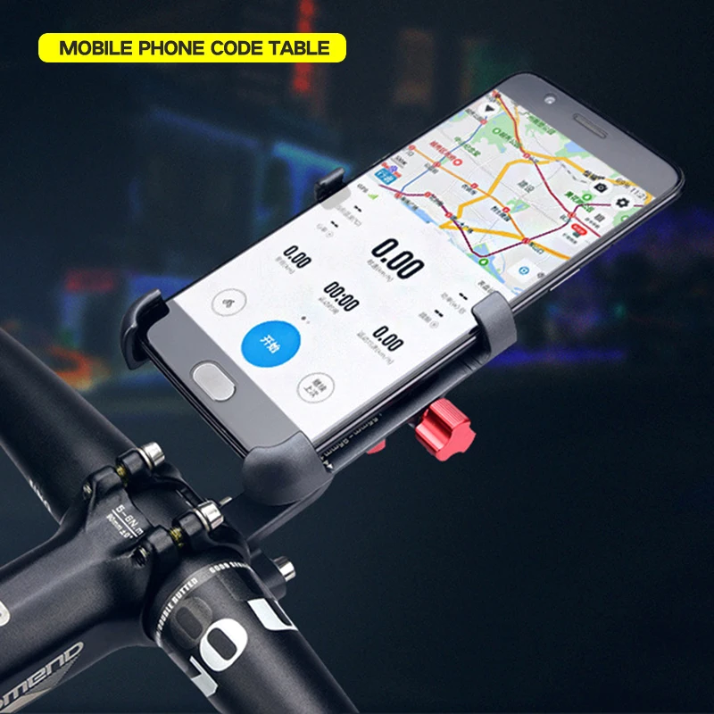 360 Rotatable Bike Mobile Phone Holder Aluminum Adjustable Bicycle Holder Non-slip MTB Phone Mount Stand Cycling Bracket