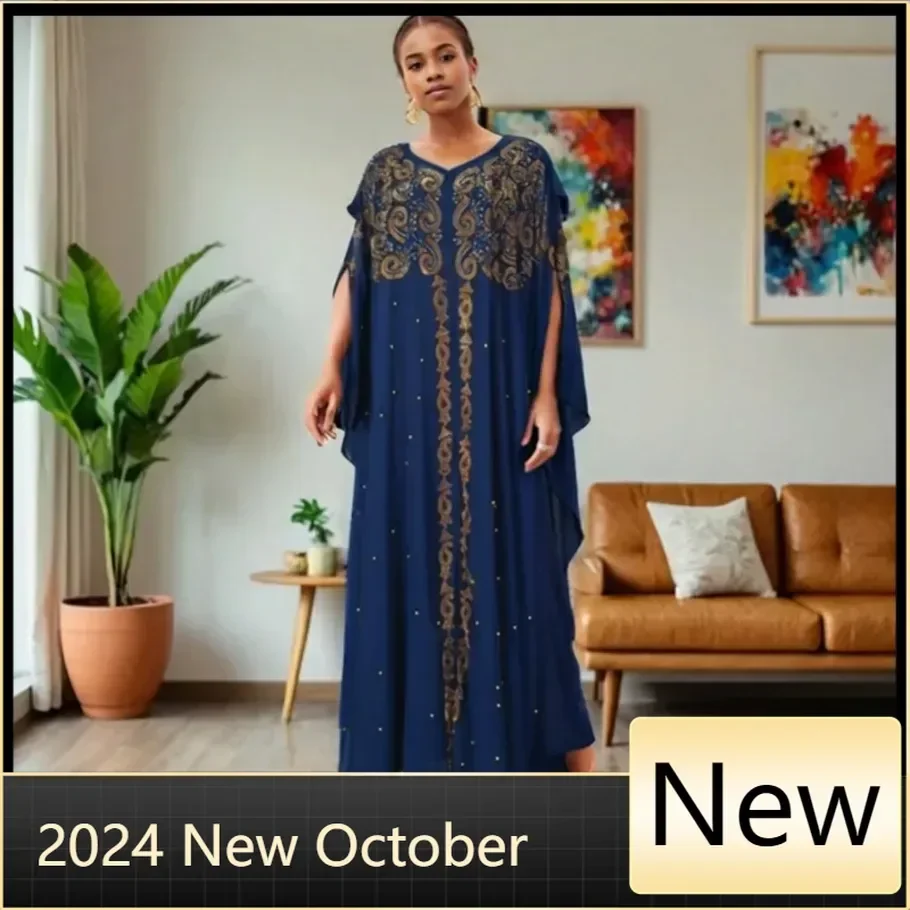 

Customized Evening Dress Women Dashiki Muslim Fashion Abaya African Clothes Robe Marocaine Luxury Dubai Kaftan Dress Vetement Pl