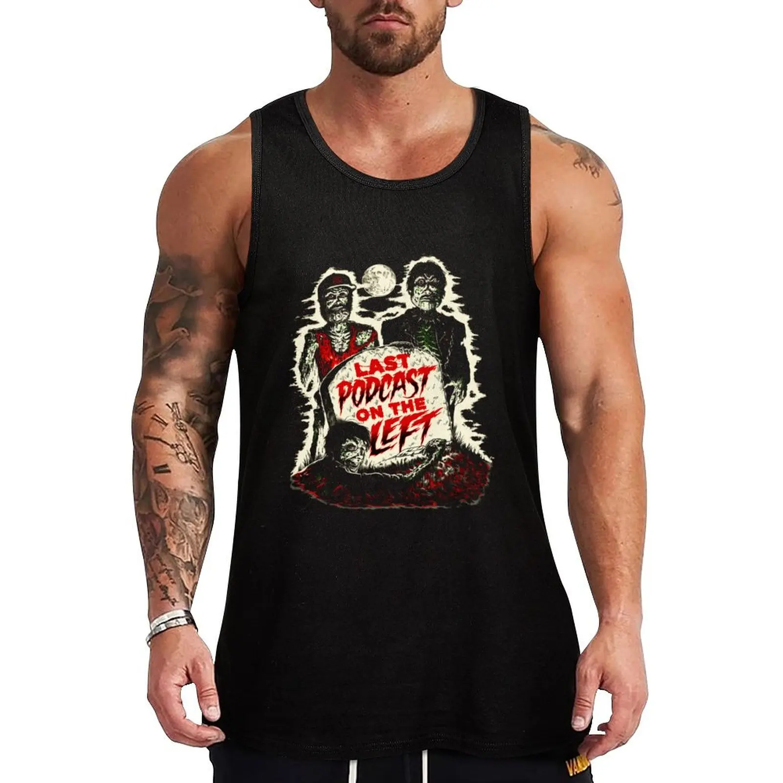 Last Podcast Tank Top Fitness Workout Tank Top Breathable Muscle Fit Shirt
