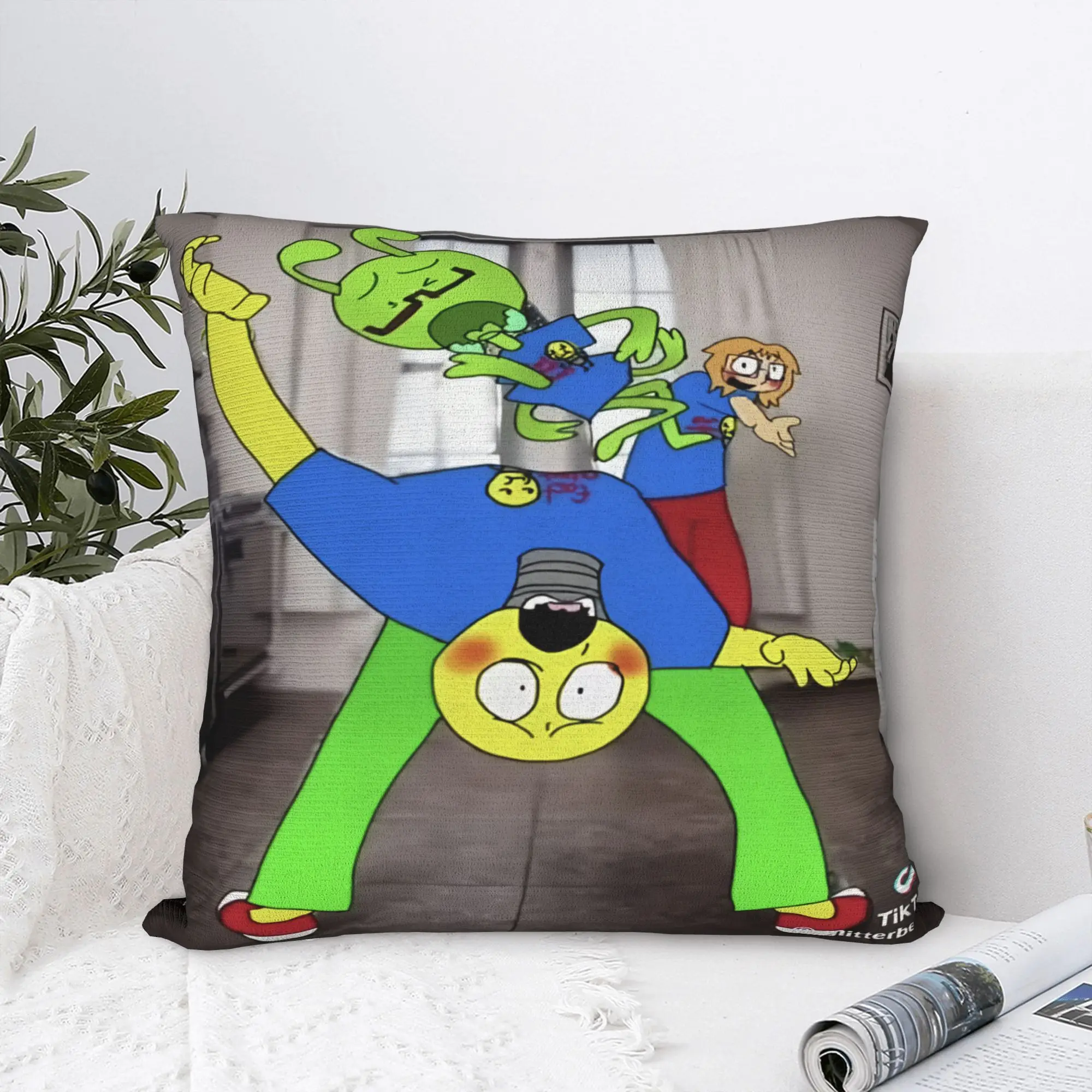 Y2K Home F-Fact A-Attack Adventures Decor Pillowcase Accessories  Pillow Cover Zippered Multiple Sizes