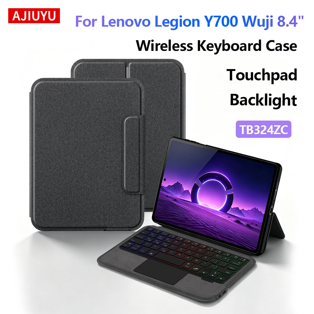 Wireless BT Keyboard Case For Lenovo Legion Y700 Wuji Gaming Tablet 8.4