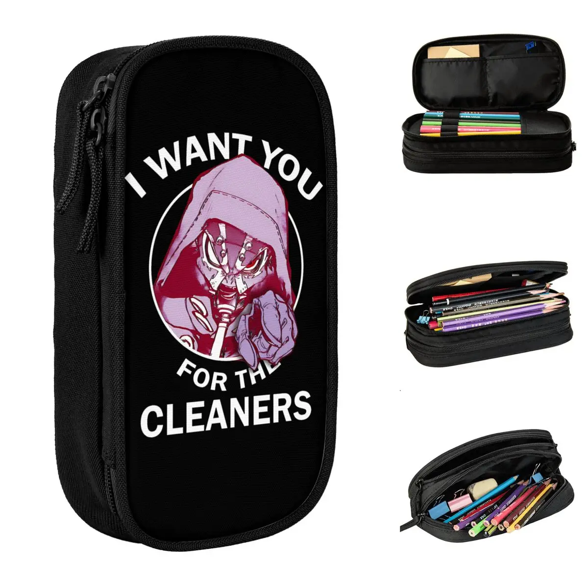 

I Want You For The Cleaners Gachiakuta Pencil Case New Pen Bag Kids Large Storage School Supplies Cosmetic Pencilcases