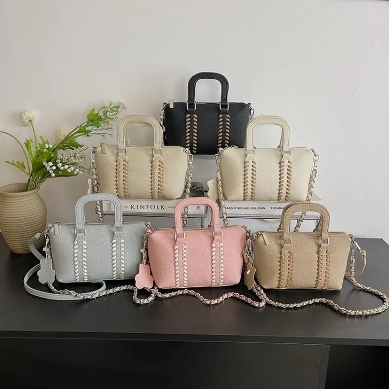 

Women's Diaper Bag Fashionable Solid Color Shoulder Bag Designer Paris Style Large Capacity Casual Vintage Messenger Purse