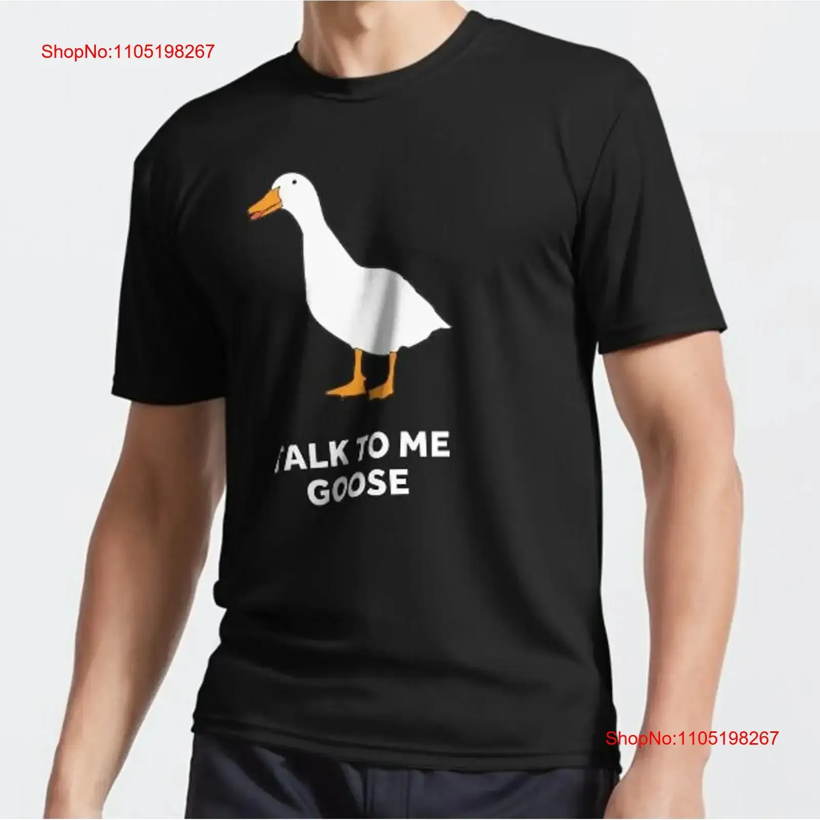 تحدث معي Gose مضحك روح الدعابة النشطة تي شيرت خمر غسلها موضة لينة أوم مصمم الملابس مريحة قليلا امتدت #1