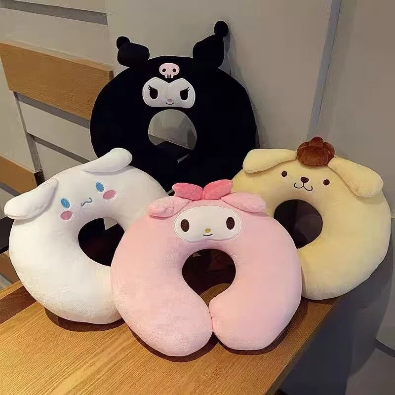 Sanrio U-shaped Neck Pillow Fatigue Relief Travel Pillow Flight Headrest Sleep U-shaped Cushion Aircraft