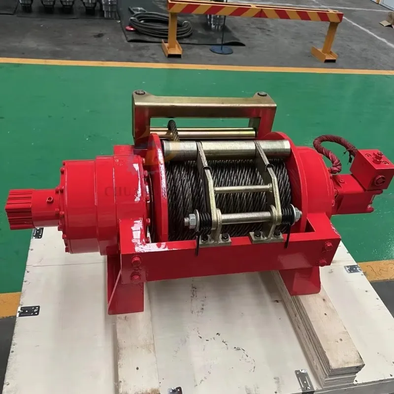 Multi-LBS Hydraulic Vehicle Recovery Winch 5–30 Ton / 20000–44000Lbs, Durable Steel Wire Rope Unit for Wrecker, Trailer & Roadsi