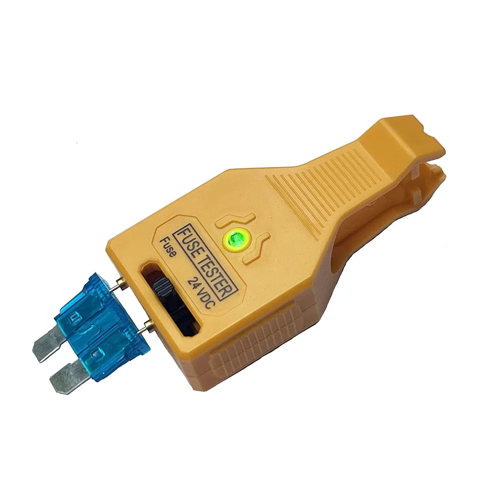 Car Fuse Tester DC 24V Automotive Tester Blade Puller Multi-Functional Car Checker Puller Removal Tool for Mini/Standard Blade