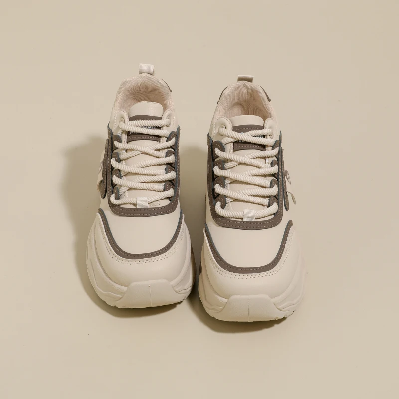 أحذية رياضية للأب مع نعل داخلي لزيادة الارتفاع، أحذية نسائية كاجوال متعددة الاستخدامات، أحذية كاجوال خارجية، HT888 #4