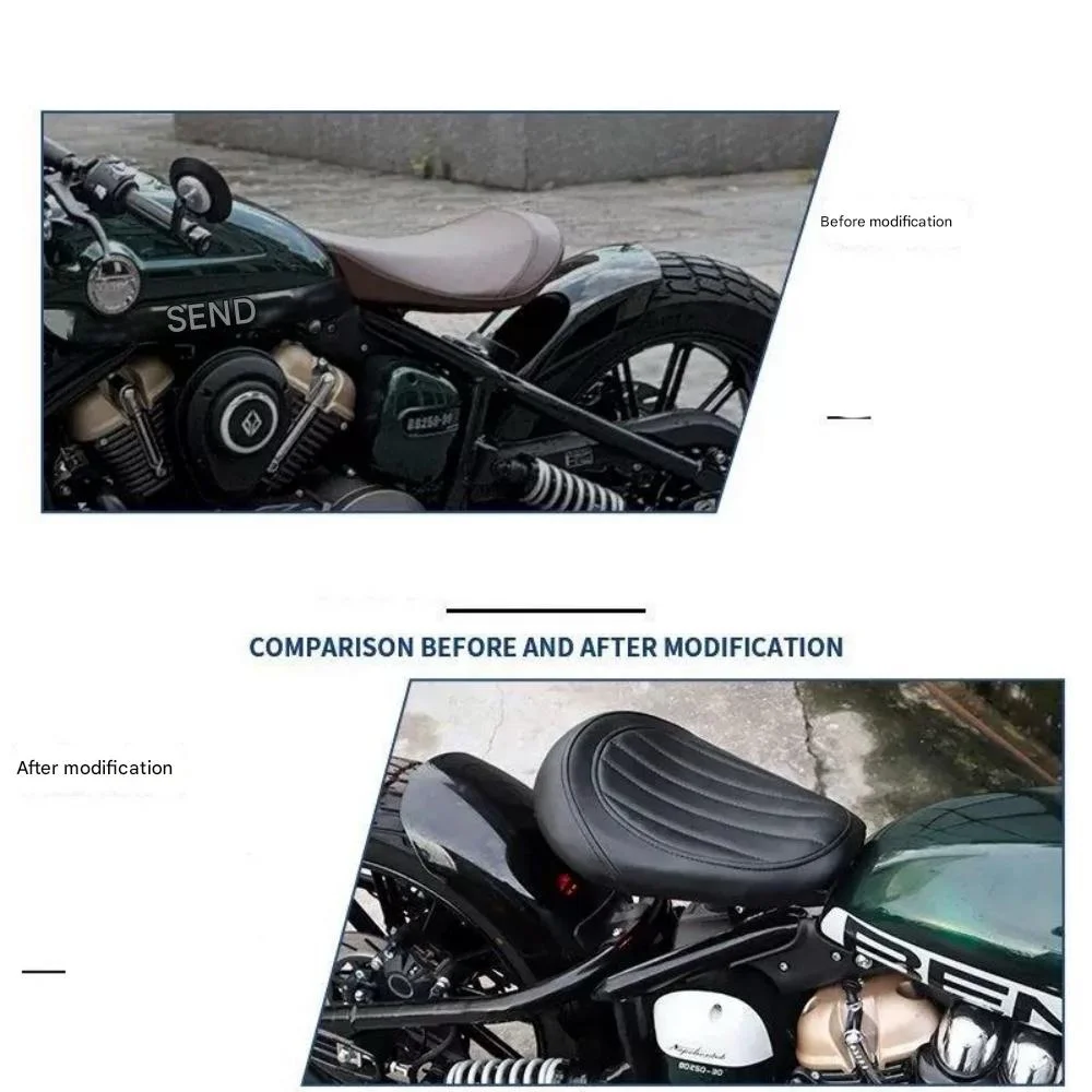 Per BENDA Napoleonbob 250 sedile anteriore singolo sedile anteriore allargato e ispessito comodo cuscino per benda napoleonbob 250