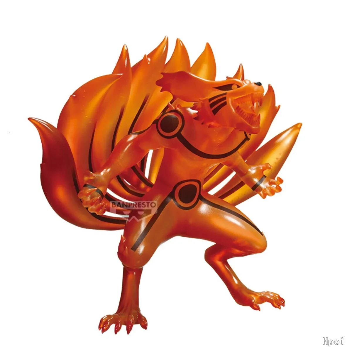 Oryginalne, autentyczne produkty BANDAI Naruto Kurama Shippuuden Kyuubi II Figurki Akcji z Kreskówek Anime Kolekcjonerskie Ozdoby Model