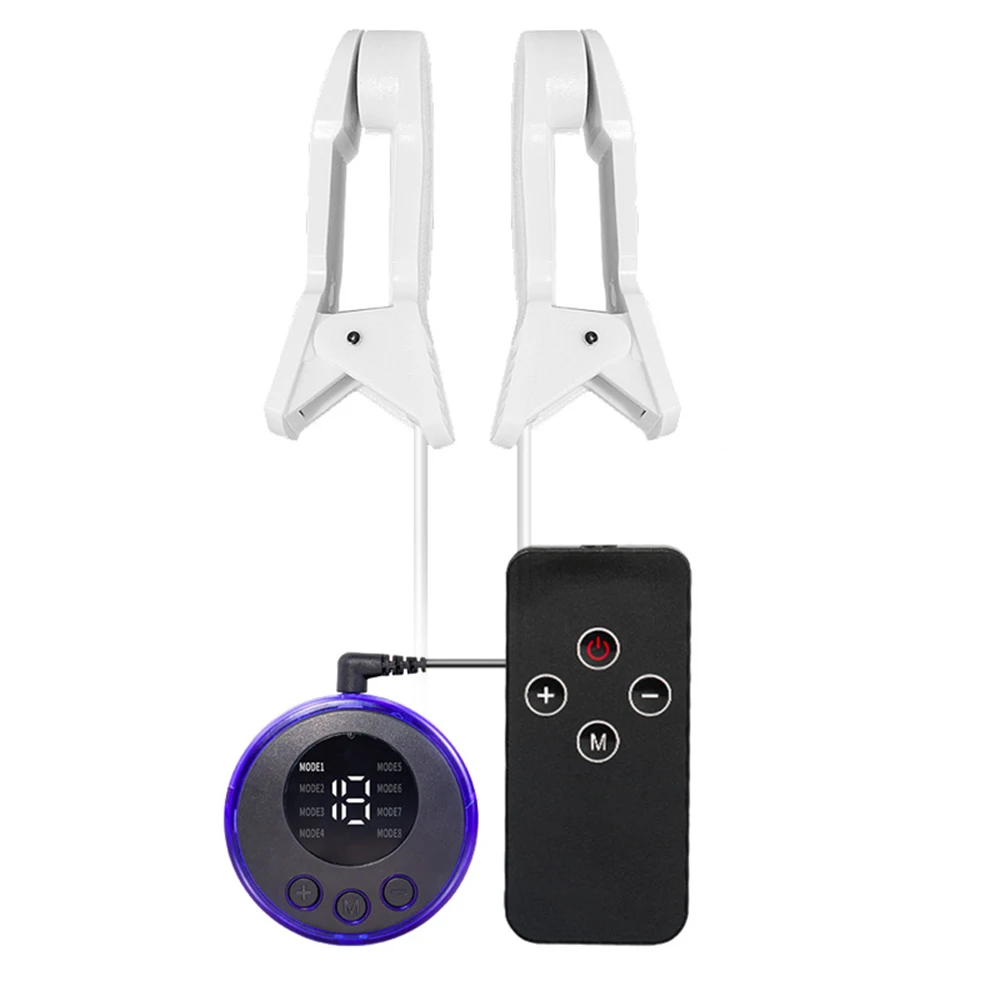 Juguetes Sexuales con Electroestimulación, BDSM, Doble Penetración, Vibrador Anal, Pinza para Pezones, Artículos Eróticos para Adultos, Pornografía 18+