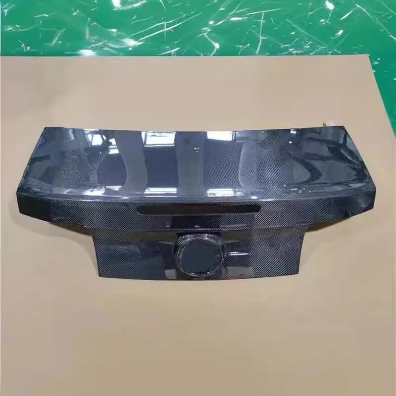 

Накладка на крышку багажника из карбона для Ford Mustang GT500, модифицированный задний бампер, защита задней двери