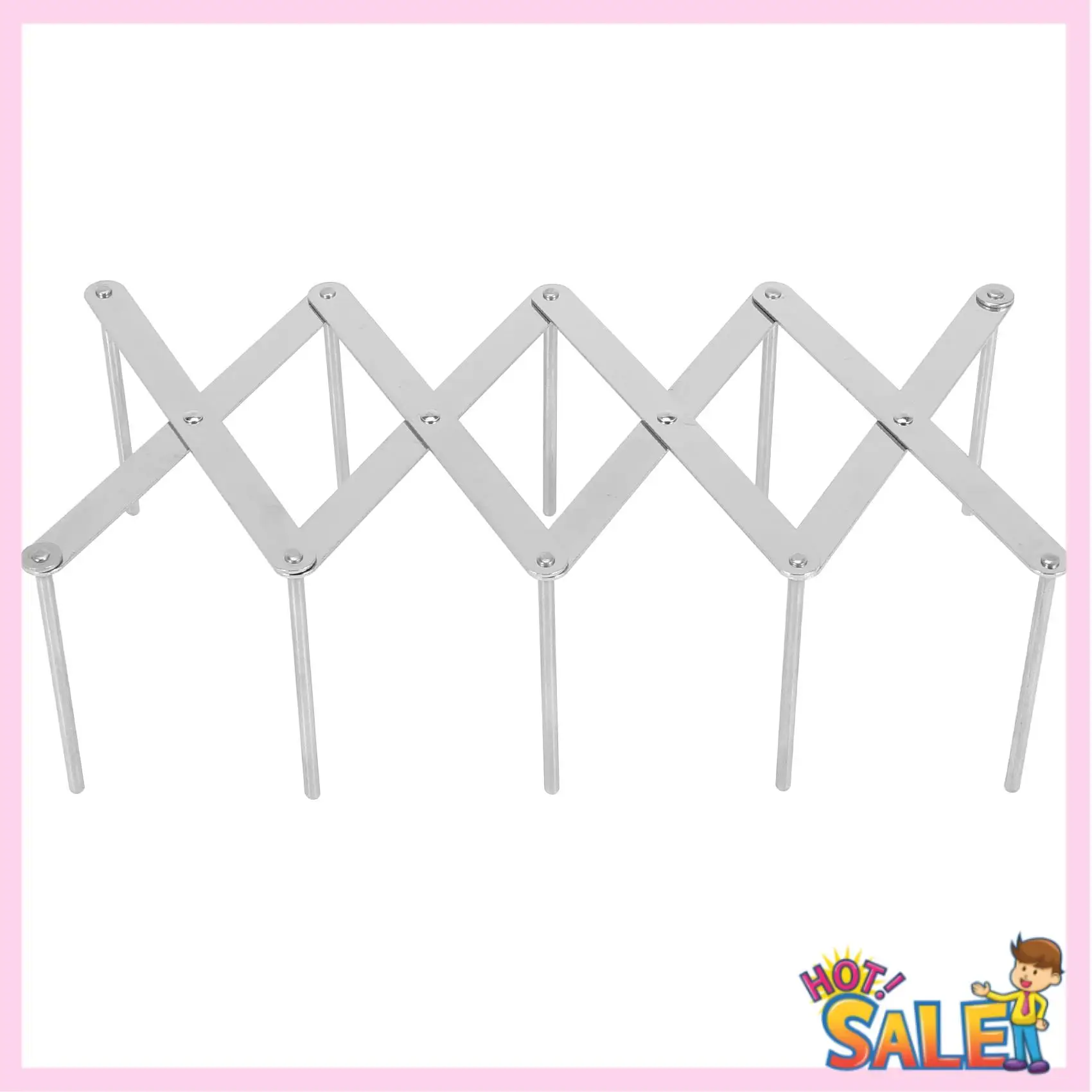 A88X 2 حزمة حامل غطاء وعاء قابل للتمديد متعدد الأغراض باخرة رف المقالي نظارات حامل لوحة مرنة المنظم أدوات خبز المطبخ C