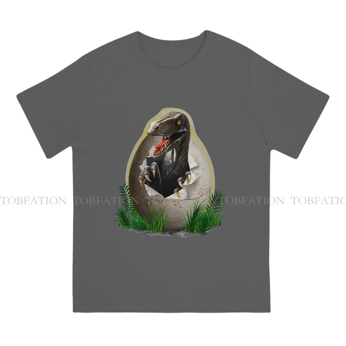 Raptor Egg Graphic Graphic TShirt Jurassic Park JP Movie Style Tops Leisure T Shirt Male Short Sleeve Special Gift Clothes