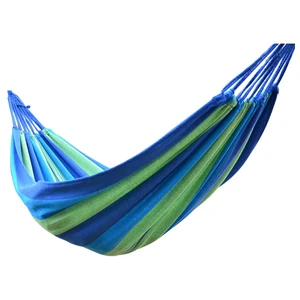 Lightweight And Portable Garden Hammocks Traveling And Camping Wide Application Comfortable Stylish blue