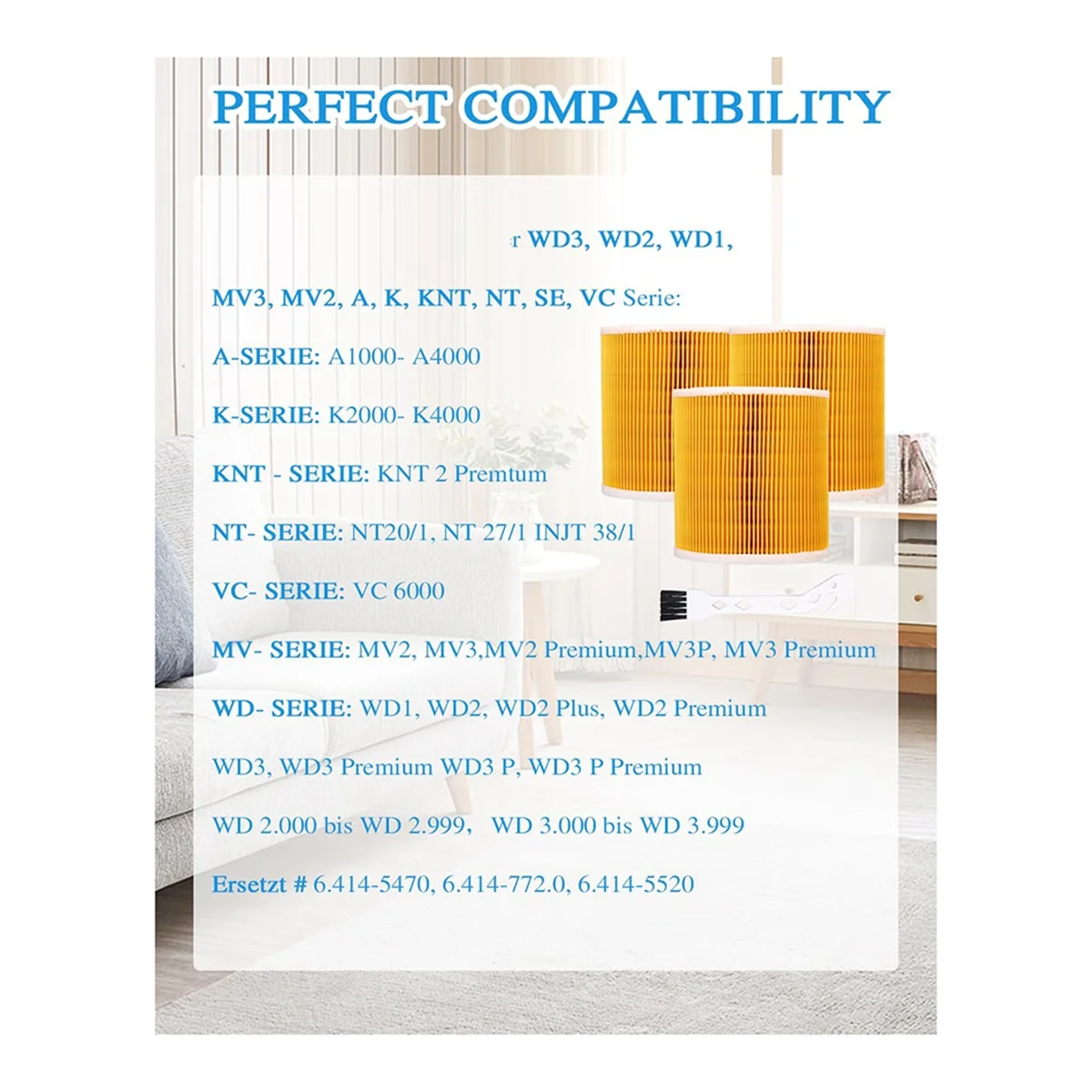 

A62K 3 шт. фильтр для пылесоса WD3 Premium WD2 WD3 WD1 MV3 MV2 3 P комплект расширения против тонкой пыли