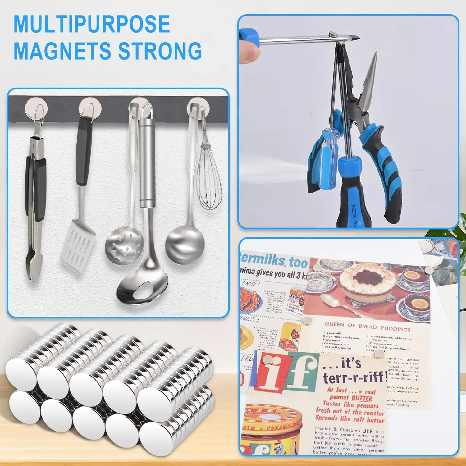 10-20 قطعة مغناطيس دائري قوي للثلاجة، DIY، المشاريع، العلوم، ورقة مغناطيسية للمكتب، مغناطيس قرطاسية المكتب #2