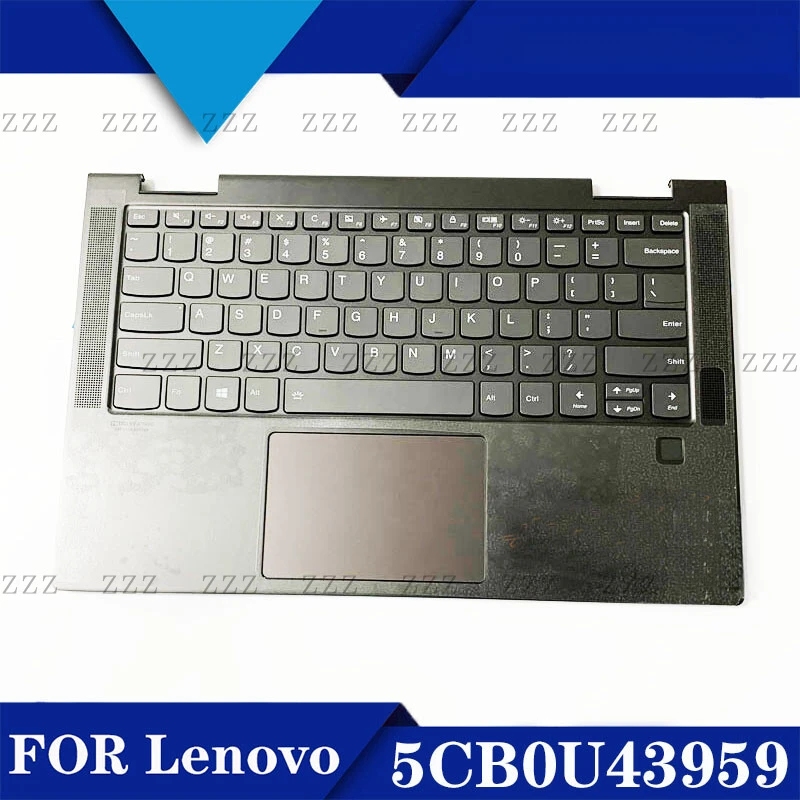 ZZ NEW For Lenovo YOGA C740-14 C shell with keyboard fingerprint gray 5CB0U43959