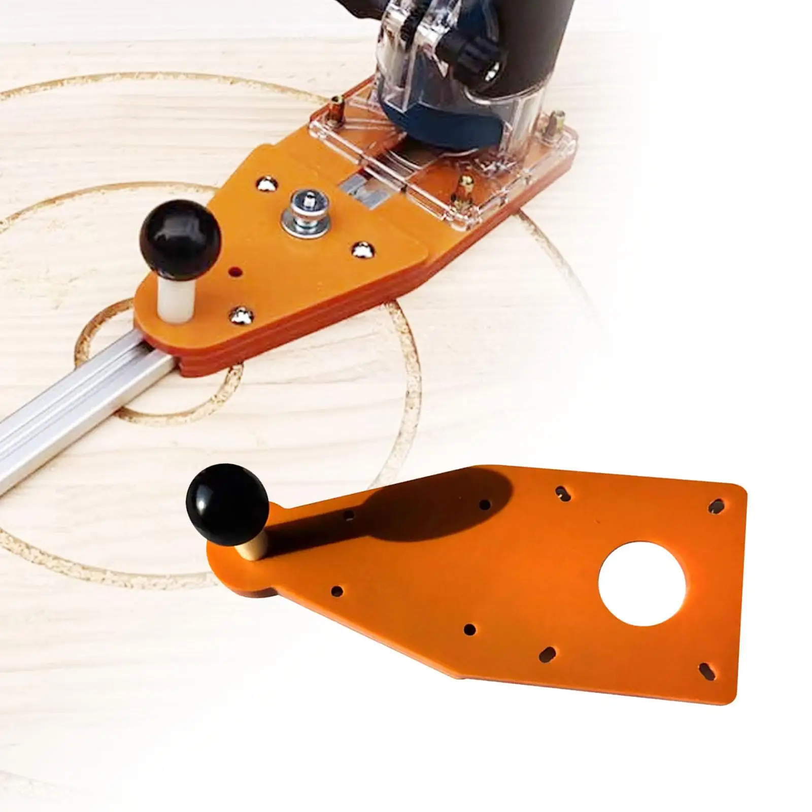 آلة تشذيب النجارة لوحة التوازن لوحة الموضع العالمية مع مقبض دليل قالب الملحقات المهنية #4