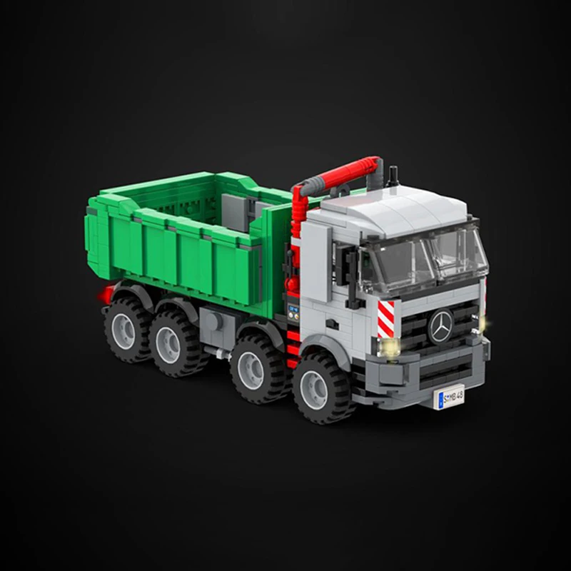 熱い販売ビルディングブロックエンジニアリング車両シリーズ MOC-134836 シティトラックモデルハイテクレンガおもちゃセット子供クリスマスギフト