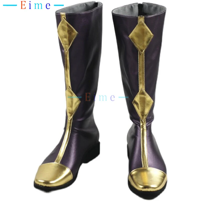 Lelouch Lamperouge Cosplay Shoes Halloween Carnival PU Leather Shoes Cosplay Prop Custom Made Big Size Zero Boots
