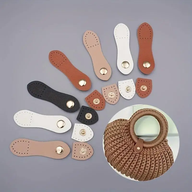 New Leather Bag Buckle Handmade Buttons Wallet Hasp Clasp Buckle Card Pack Buckle For DIY Handbag Accessories