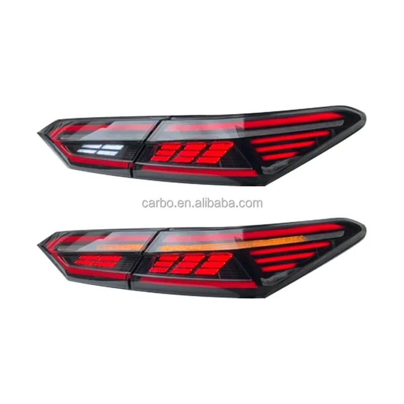 DK MOTION Car LED Tail Lamp Rear Lamp For Toyota Camry 8th 2018-2021 Back Lamp Assembly