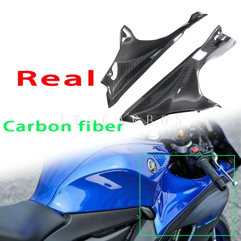 

For YAMAHA YZF - R7 YZF-R7 2022 2023 Real 3k Carbon Fiber Motorcycle Accessories Dash Board Side Panels Cover Parts Kit Fairings