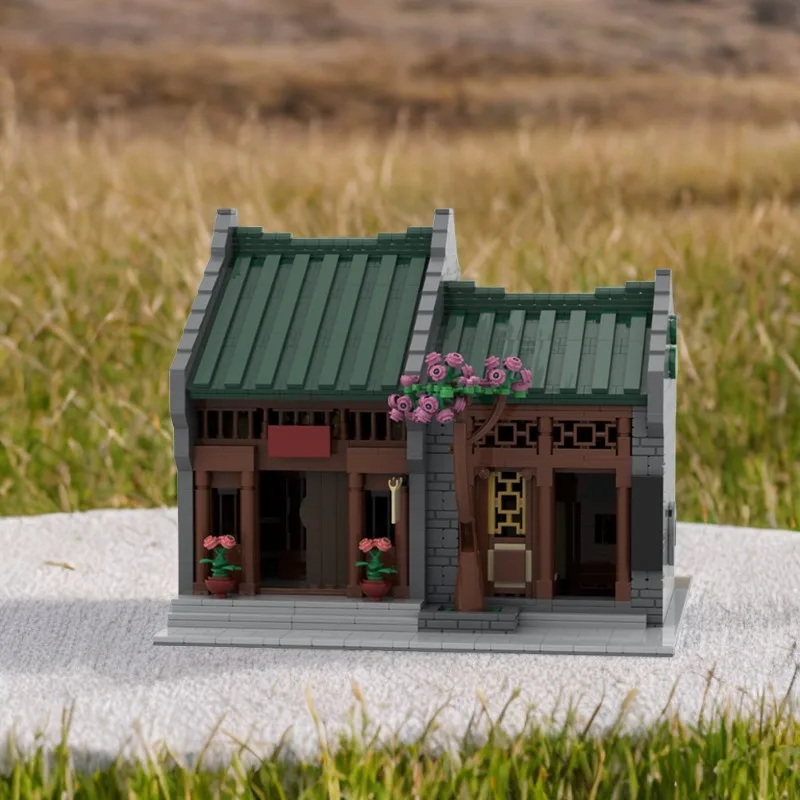 

1993PCS Moc Chinese Pawn Shop & Medical Center Building Blocks Educational Construction Toy Kids Birthday Gift Learning