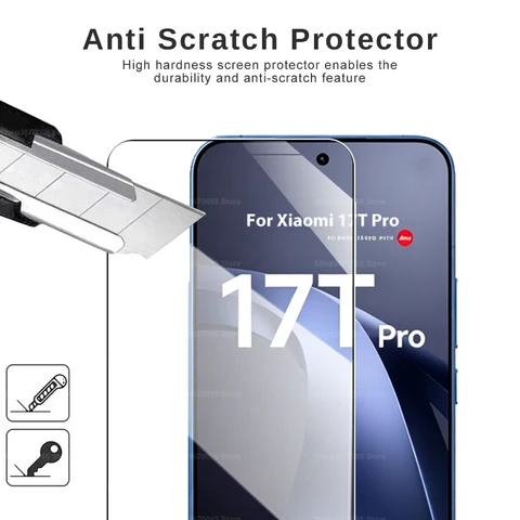 Защитное стекло 2-в-1 для Xiaomi 17T Pro 6.83" (17TPro) с защитой от разбития, ультратонкое, для мобильного телефона Mi 17T 17T Ultra