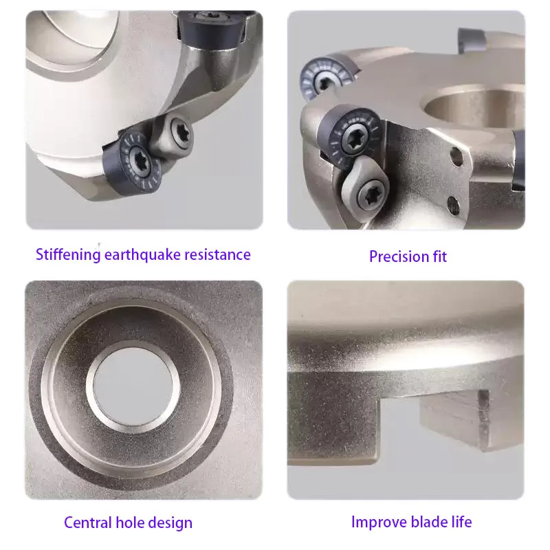 EMRW CNC Punta tonda Testa di taglio Lega di indurimento RPMT1204 R4 R5R6 Testa di fresa per naso di bue EMR 50 63 80 100