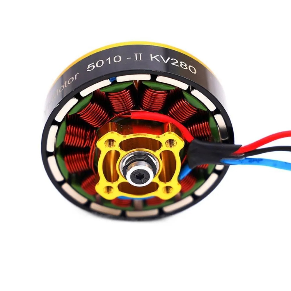 

Бесколлекторный двигатель 5010, статор 50 мм, 12N14P, 280/340KV, 730W, 6S, без/с 40A ESC для радиоуправляемых моделей и мультироторных дронов для аэрофотосъемки