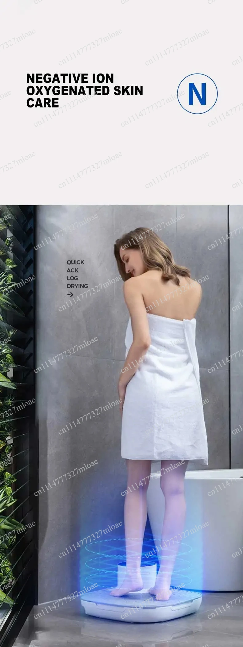 Dryers start bathing, hot and cold after bathing, warm air, household automatic smart hotel bath, fitness room new