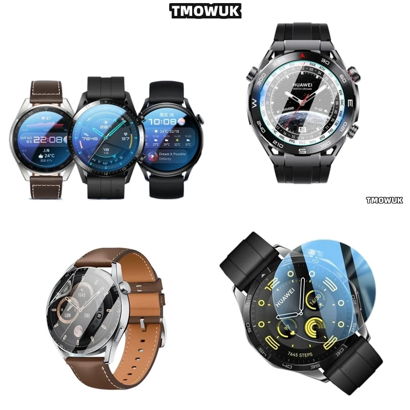 

For Huawei WATCH GT2 GT3 GT4 GT5 Pro Cyber Ultimate 41 42 43 46mm - 9H Hardness Explosion-Proof Tempered Glass, HD Bubble-Free &