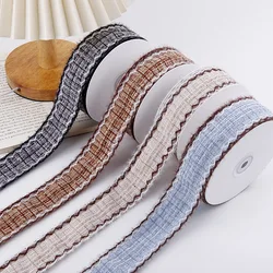 Handmade Plaid Knit Ribbon 40mm 1.5