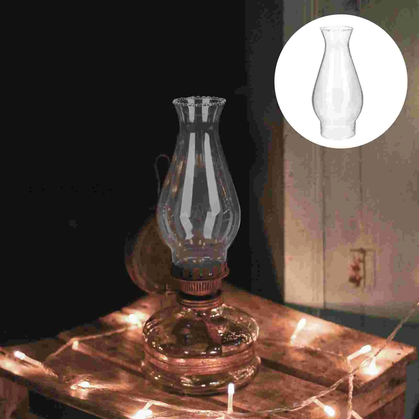 Oil Lamp Chimney Outdoor Lamp Cover Kerosene Lamp Cover Glass Oil Lamp Cover Vintage Frosted Glass Lampshade Kerosene Wall Shade