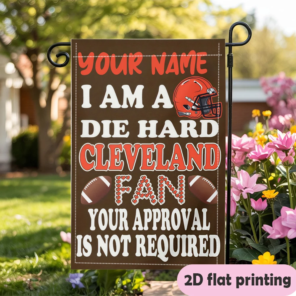 1pc double-sided Customizable Letter Garden flag personalized custom Name  garden decoration 30*45cm(12x18in)