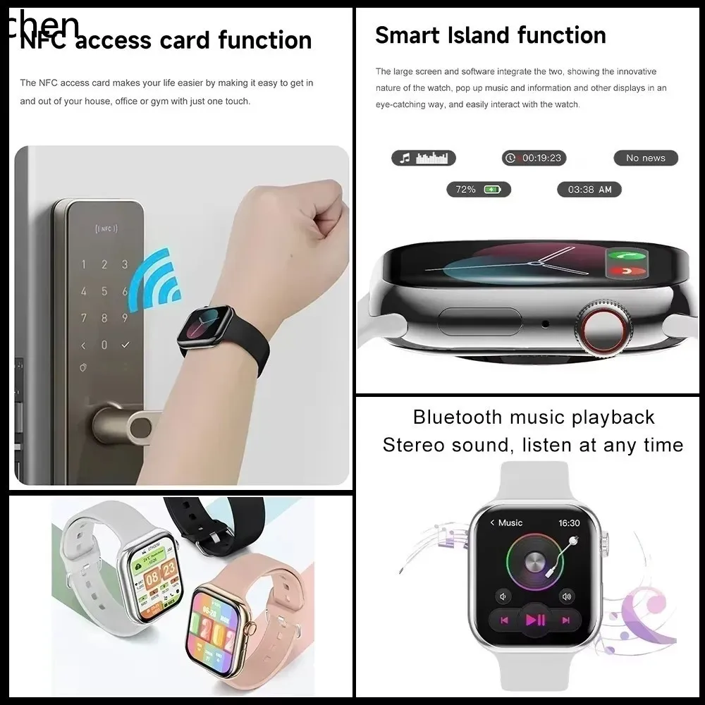 YFY Smartwatch Series is suitable for memory music, video, Bluetooth calls, and is a waterproof smartwatch
