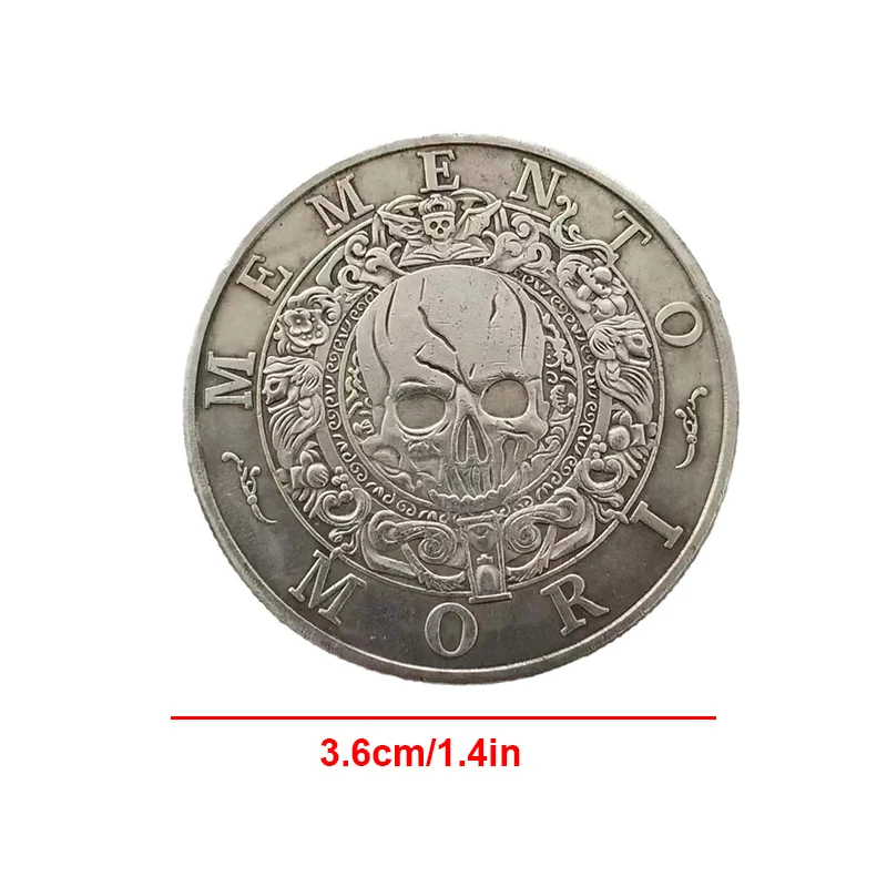 10pcs Carpe Diem Decorative Commemorative Old Coins Memento Mori Warning Challenge Coins Enjoy Life Collectible Souvenir Medals