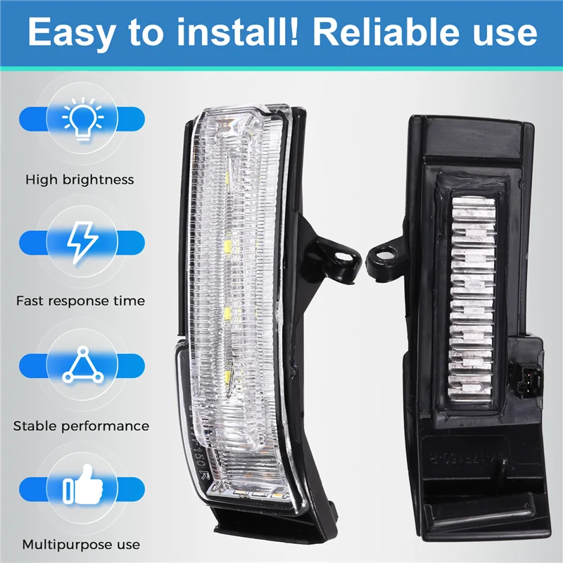 

Right FL3Z-13B374-BA For Ford F-150 2015-2020 Side Lights Reversing Mirrors Turn Signals