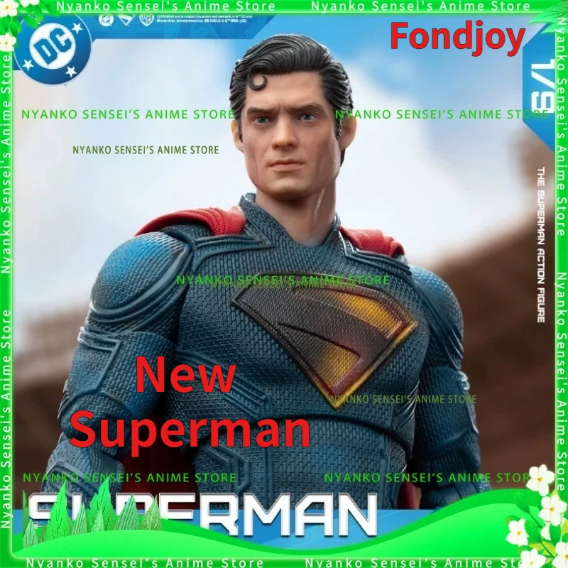 

In Stock Fondjoy New Superman Battle Damaged Ver. DC 1/9 Scale 19CM Action Figure Anime Models Toy Doll Gift Collectible