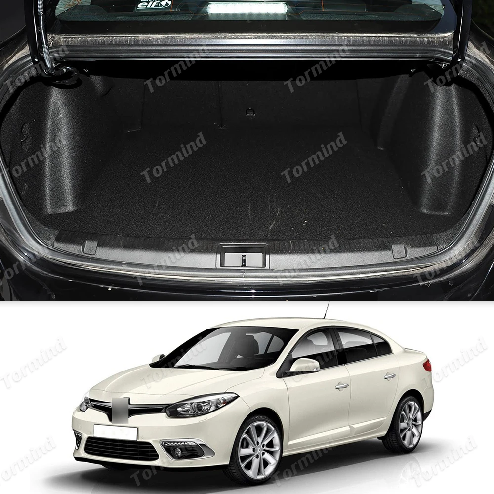 Tormind Cargo Mat For Renault Fluence 2011-2017 16 15 14 3D Car Trunk Mat Carpet Waterproof All Weather Protection Accessories
