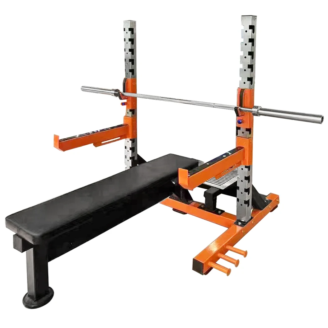 forTHYFIT OEM Multi Weightlifting Competition Squat Rack Flat Bench Press for Power Training Gym