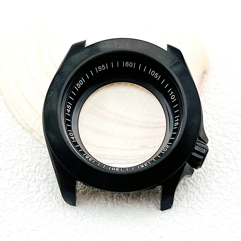 Black SKX007 Watch Case NH34 NH35 Case Fit For NH34 NH35 NH36 4R35 7S26 Movement SKX007 SRPD Transparent Back Cover Watch Cases - Image 3