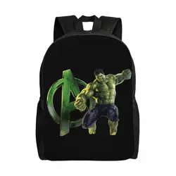 Personalizzato Hulk The Avengers Superhero zaino uomo donna Fashion Bookbag per borse da scuola universitarie