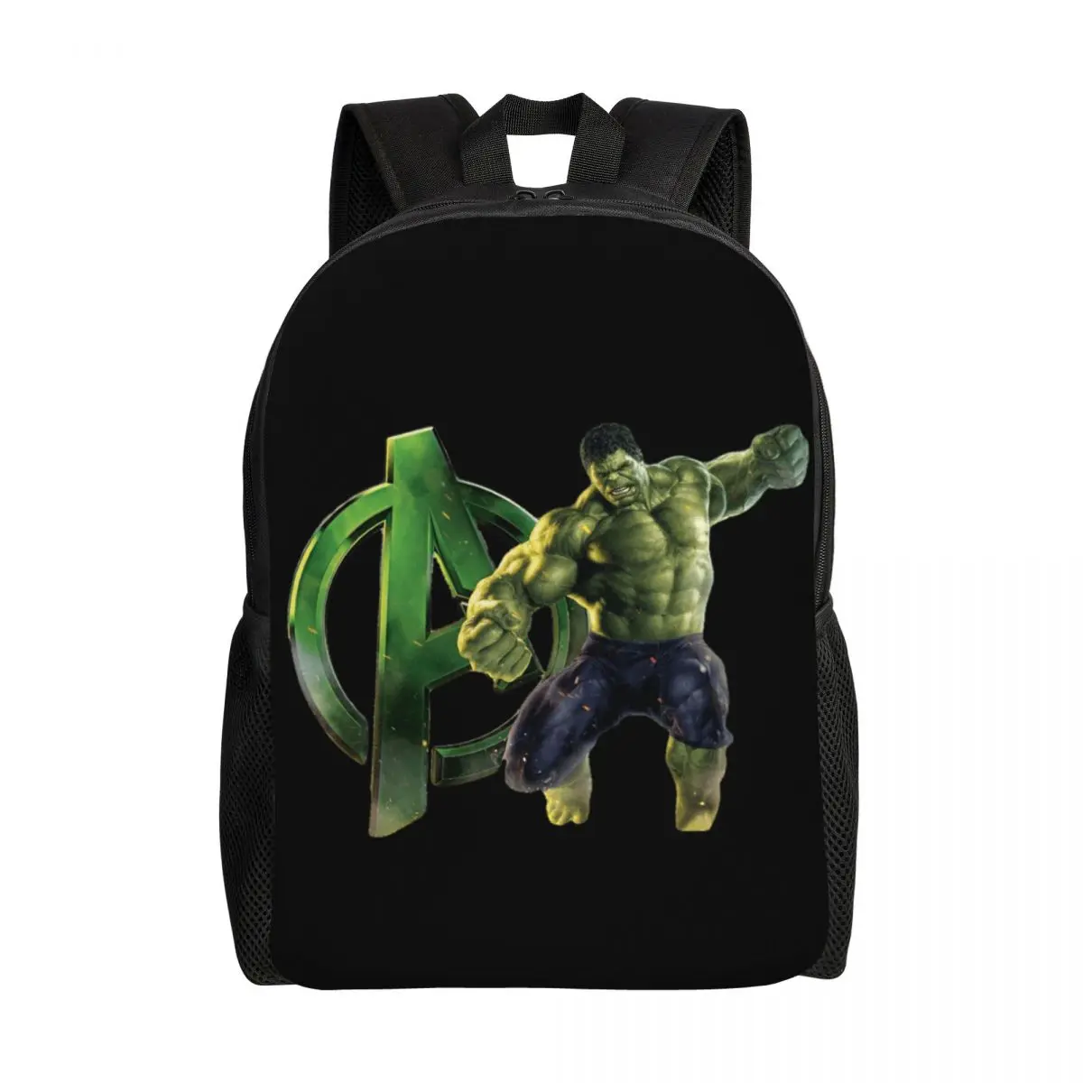 Customized Hulk The Avengers Superhero Backpack Men Women Fashion Bookbag for College School Bags