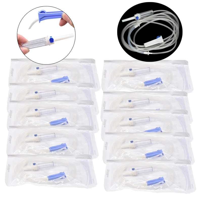 

5/10Pack Dental Water Pipe Disposable Tube For NSK Dental Implant Surgical Flushing Pipe Irrigation Tubing Set