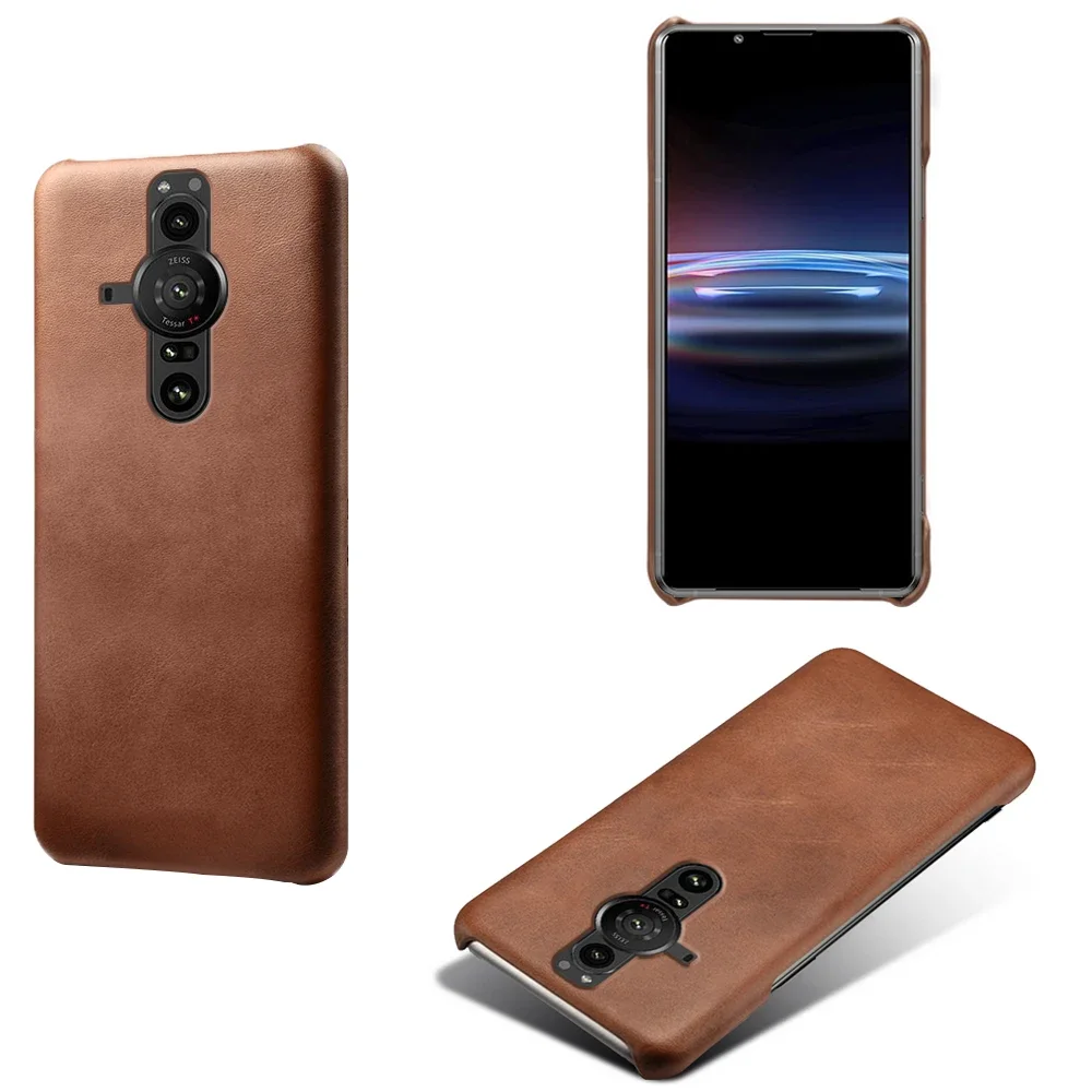 For Sony Xperia Pro-I Funda Luxury Slim Leather Business Case For Xperia Pro-I 5G XQBE62-B XQ-BE62 XQ-BE42 -B /B XQ-BE72 XQ-BE52